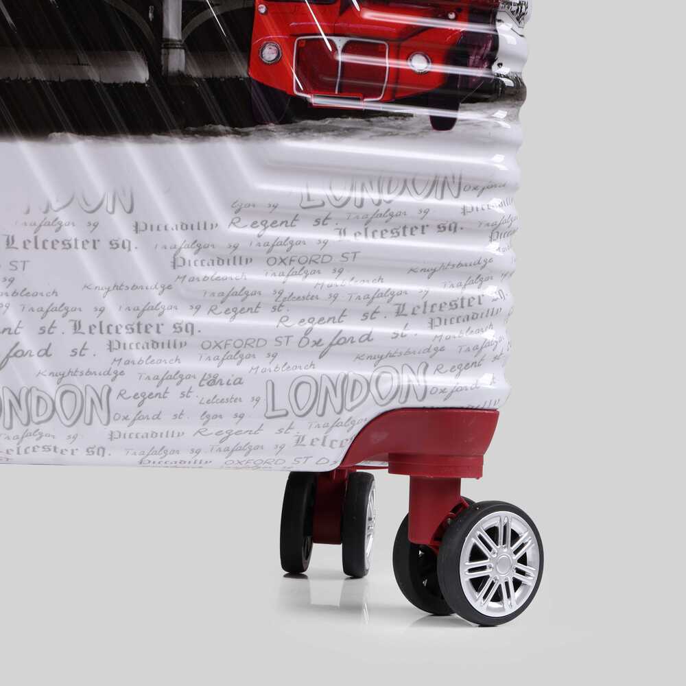 Fancy Printed Red Trolley Bag - Feature: High Quality / Attractive Design