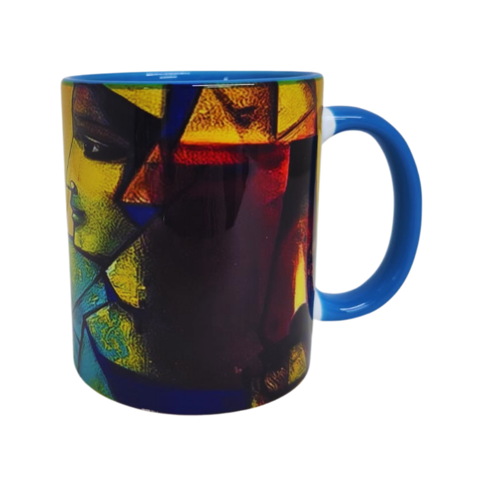 Three tone Blue Mug