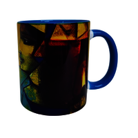 Three tone Blue Mug