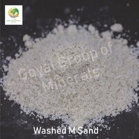 Washed M sand