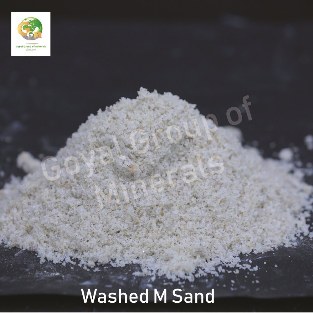 Washed M sand