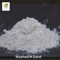 Washed M sand
