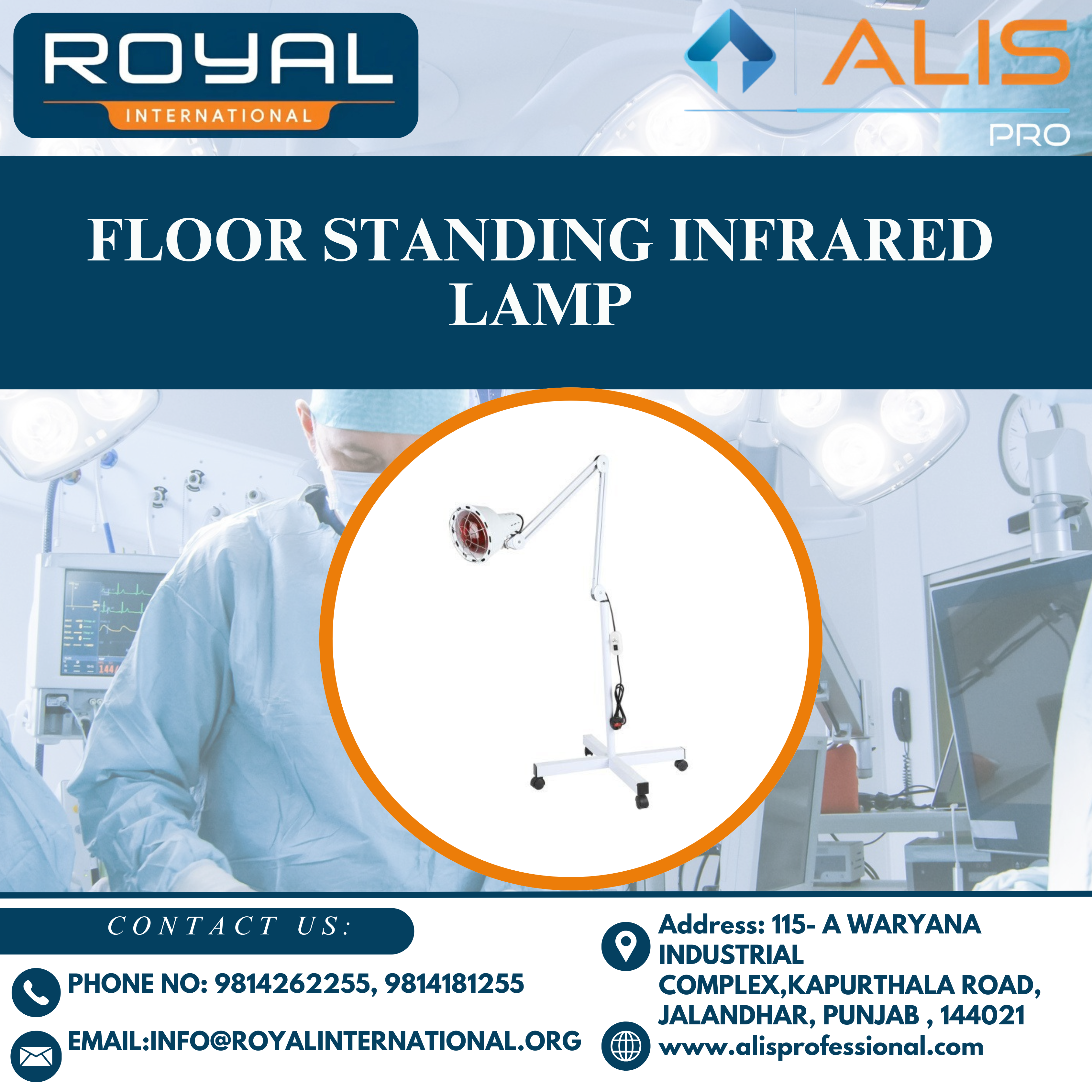 Floor Standing Infrared Lamp