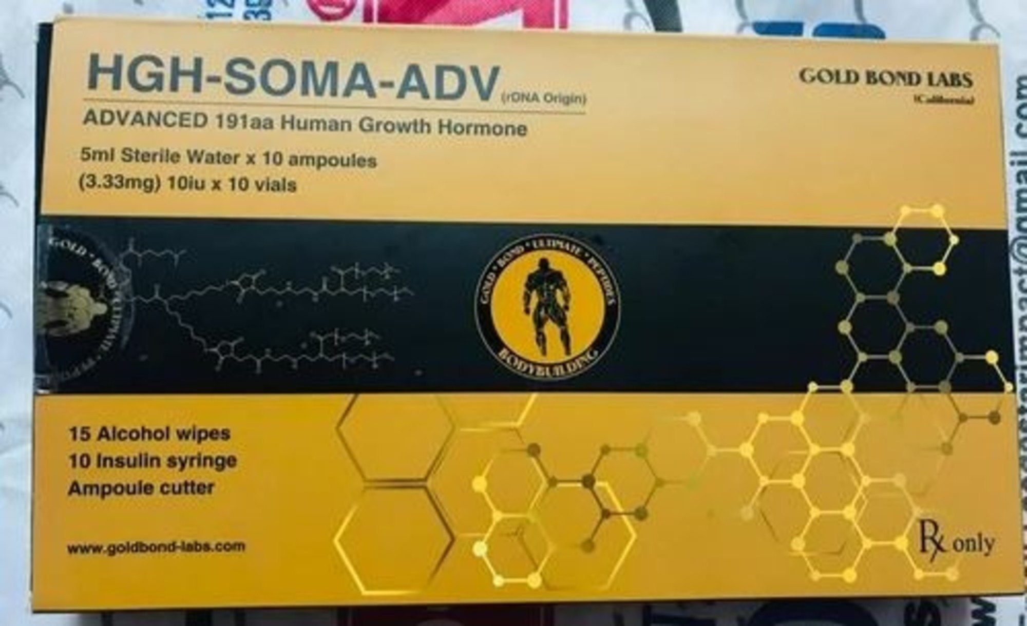 HGH-SOMA-ADV, Packaging