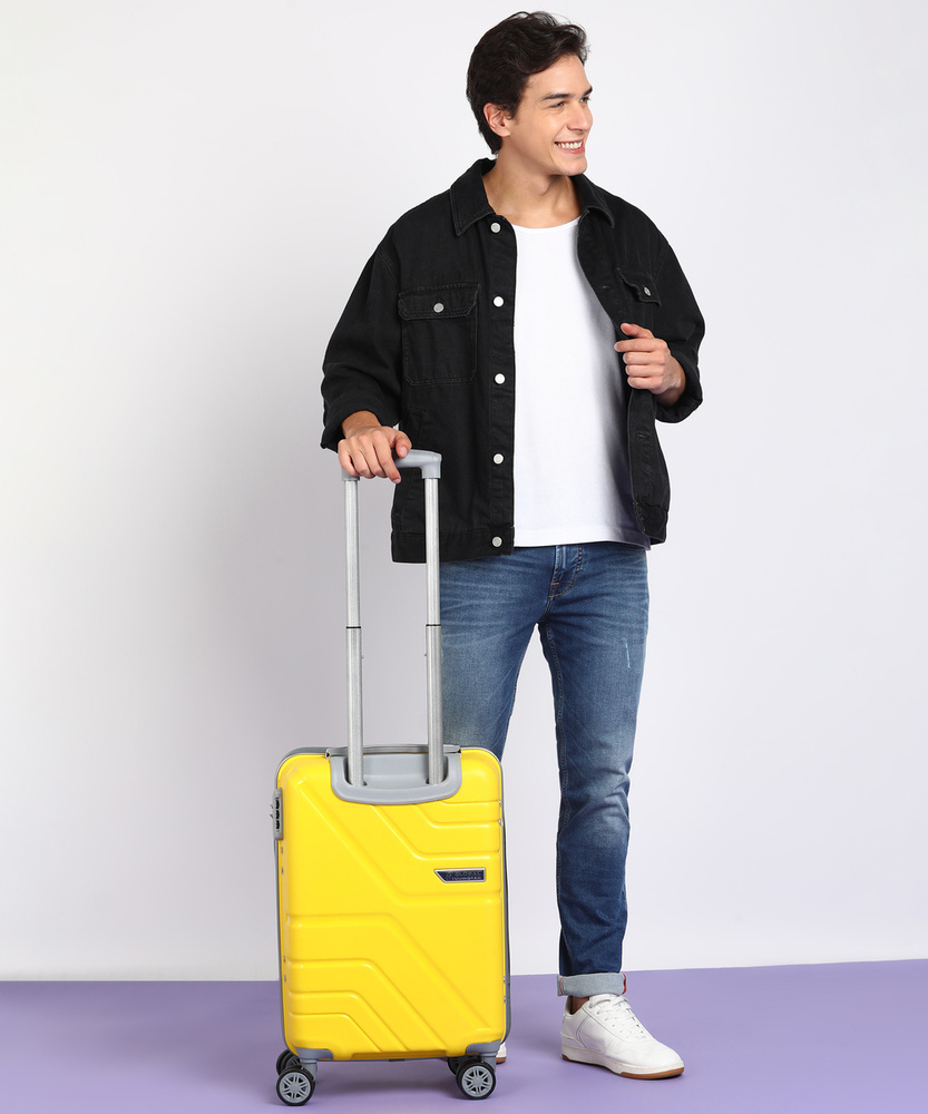 20 inch GT Yellow Color Trolley Bag