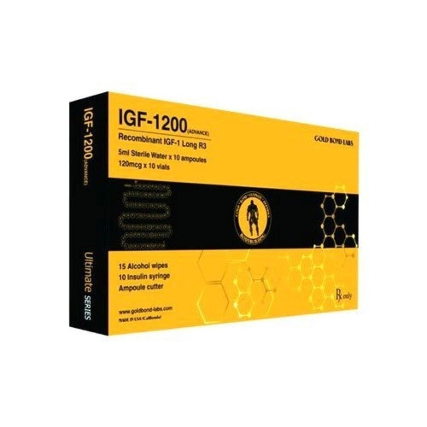 Gold Bond Labs 1200 Recombinant IGF 1 Growth Hormone Injection