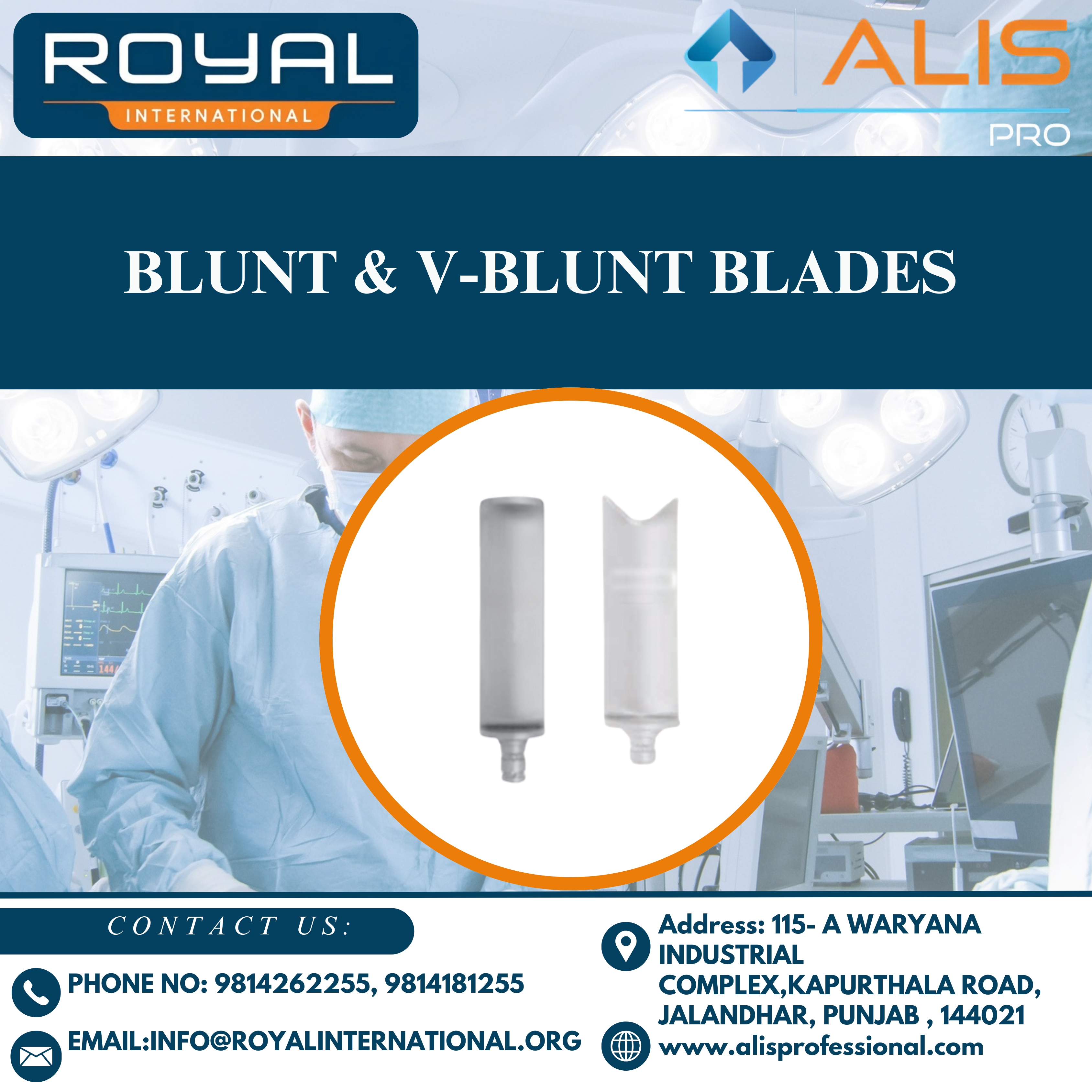 Blunt & V-Blunt Blades