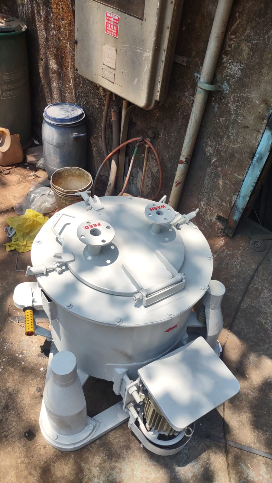 Steel Centrifuge Machine - 3 Hp Motor, 1200 Rpm Speed | Silver Color, Industrial Use, High Performance