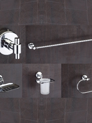 Stainless steel bathroom accessories