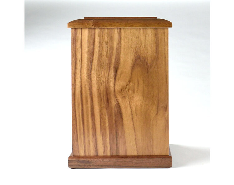 Walnut Wooden Cremation Urn for Adult Ashes Funeral Urns Supplies
