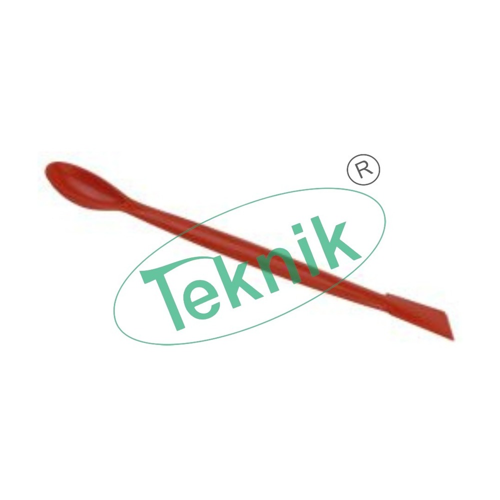 Double Spatula With Spoon - Polypropylene Reinforced Glass Fiber, 180 Mm Length | Designed For General Lab Applications