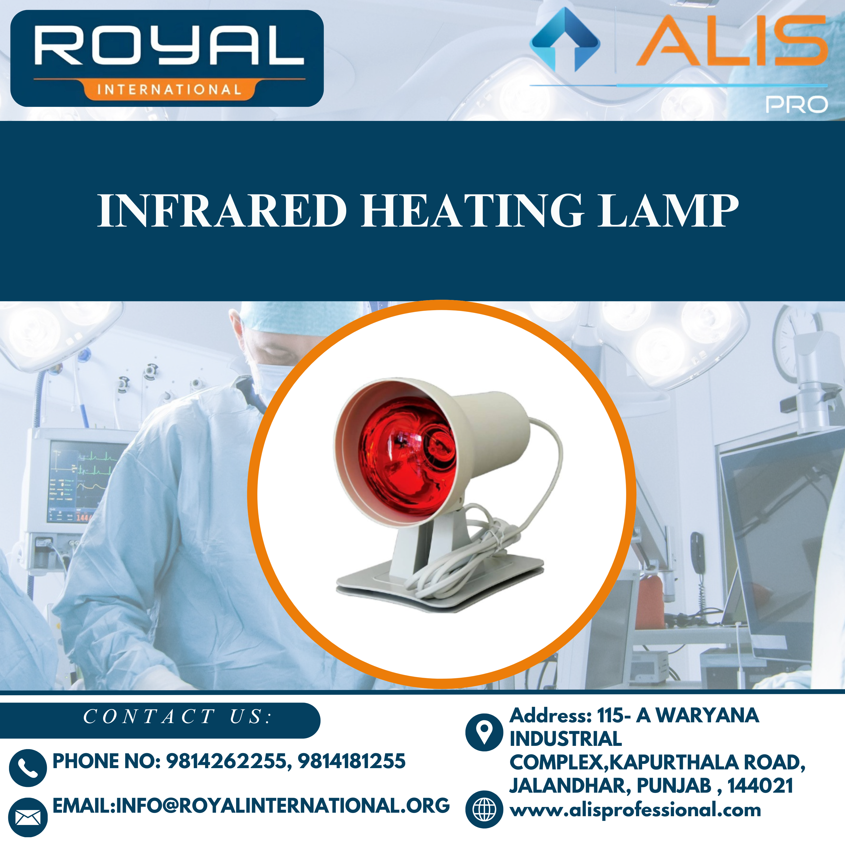 Infrared Heating Lamp