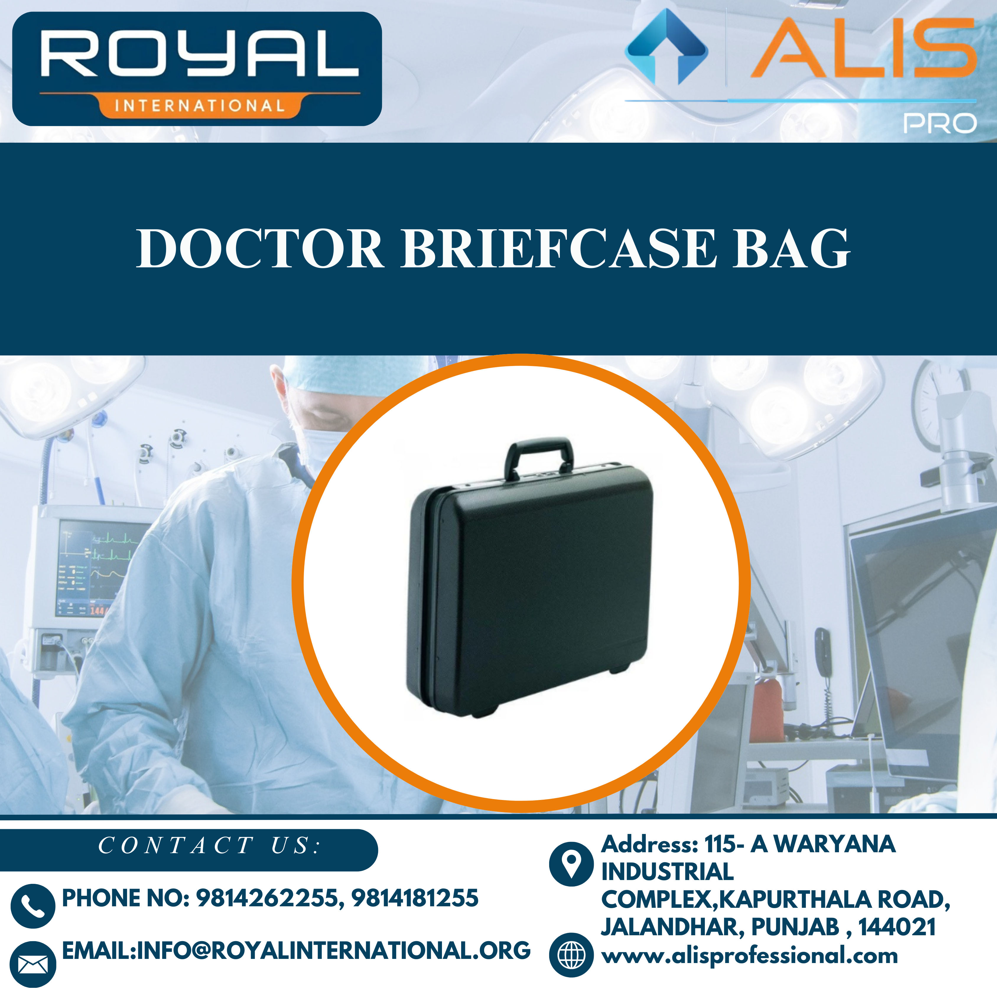 Doctor Briefcase Bag