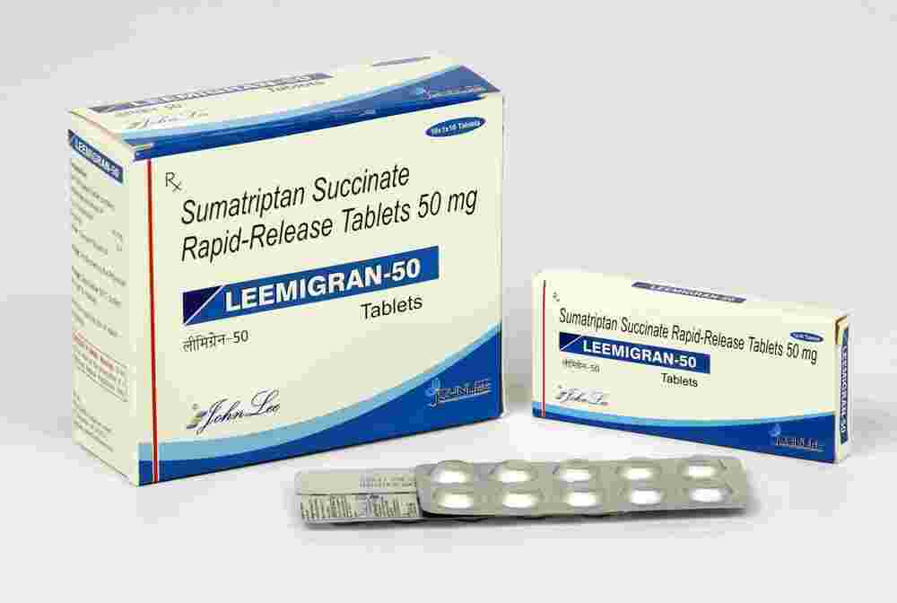 SUMATRIPTAN SUCCINATE TABLETS 50mg