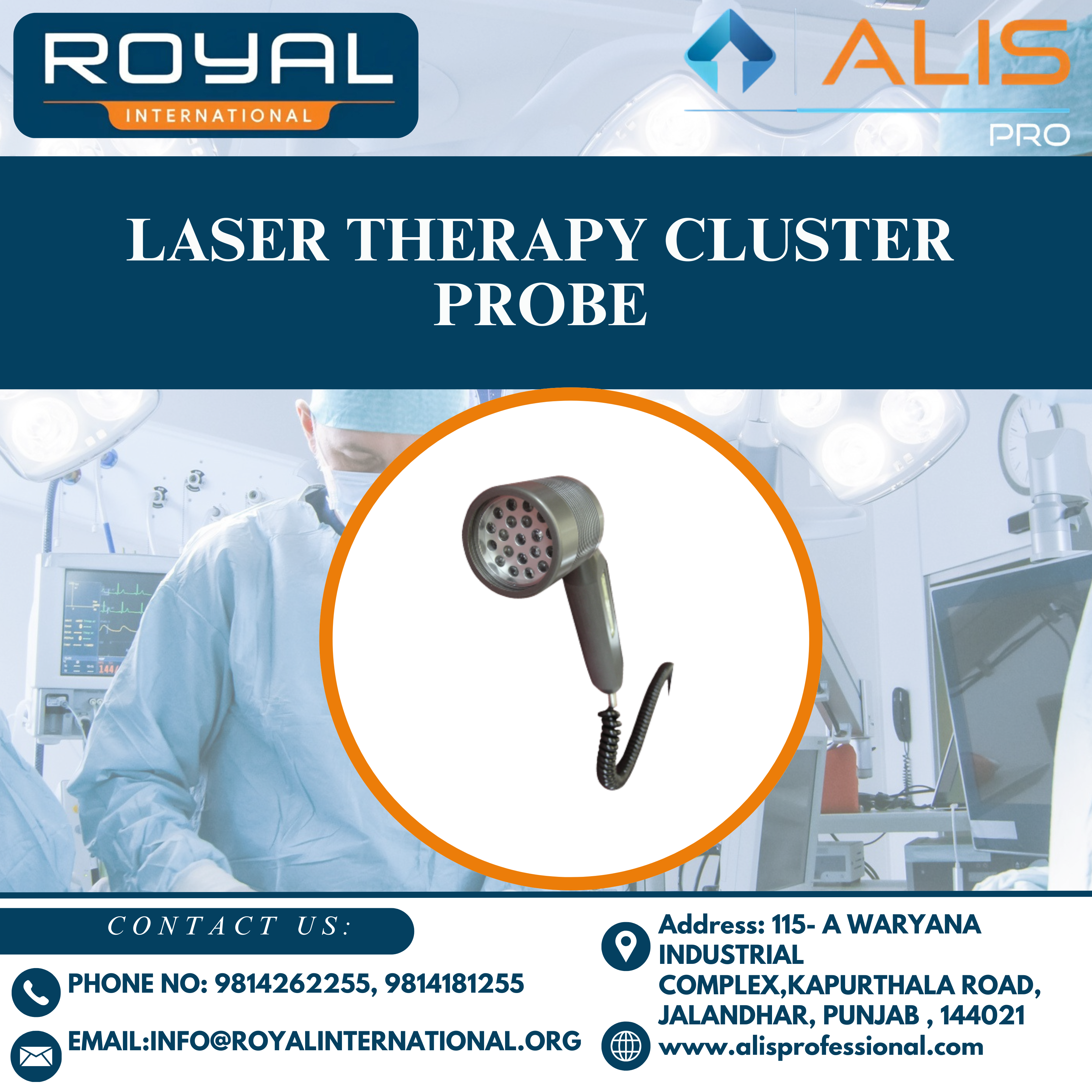 Laser Therapy Cluster Probe