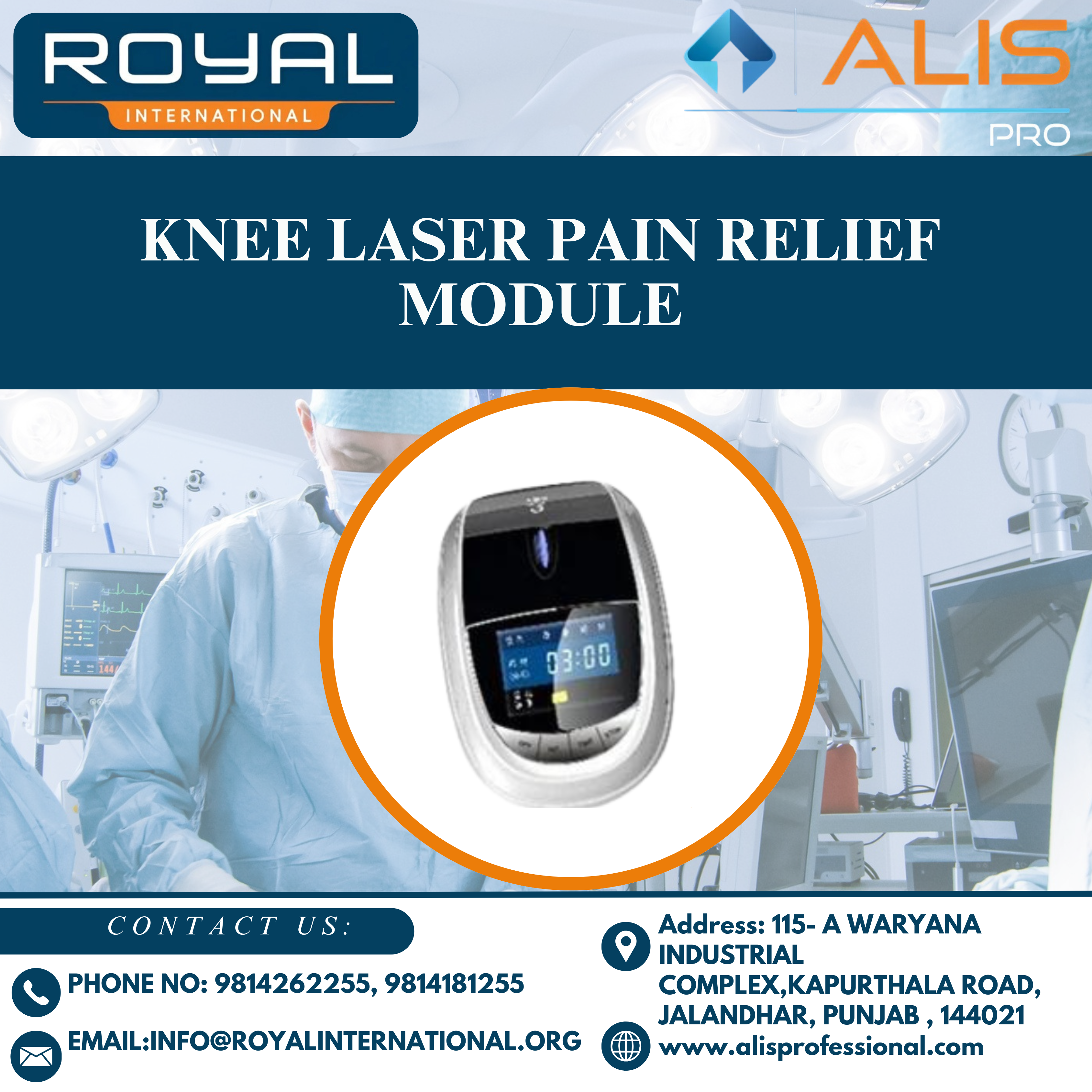 Knee Laser Pain Relief Module