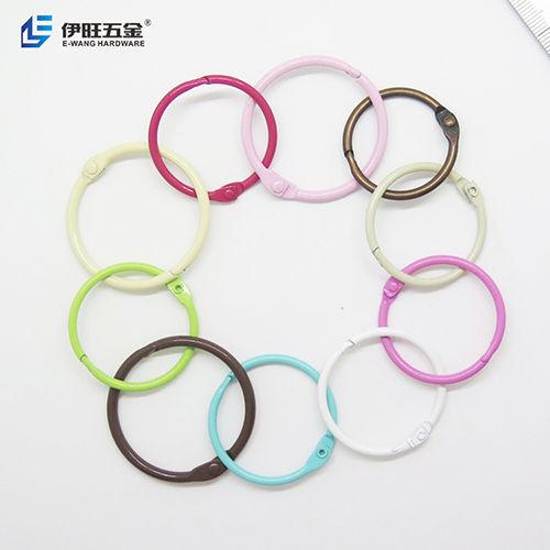 Colors Metal Notebook Loose Leaf Binder Book Rings - Material: Iron