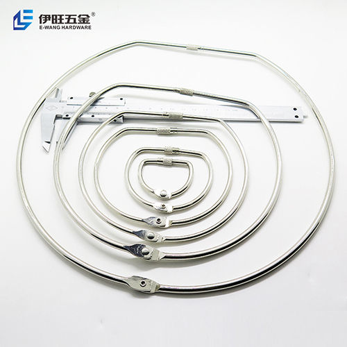 D Shape Screw Lock Binder Ring - Feature: Size And Color Customized