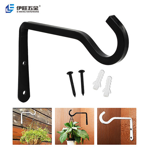 Metal White Outdoor Decorative Wall Hanging Brackets Wall Hooks - Feature: High Quality