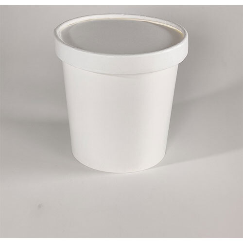 Paper food container - White - 700 ml