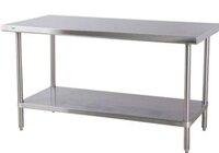 METAL TABLE AND TROLLEY