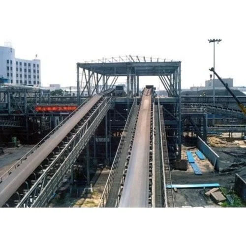 Coal Conveyor Belt System - Color: Grey