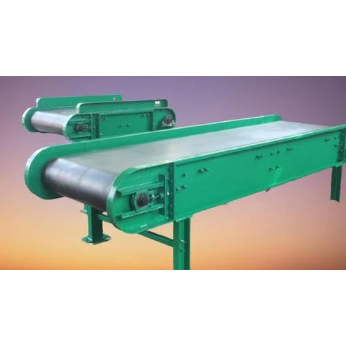 Flat Belt Conveyor - Color: Green