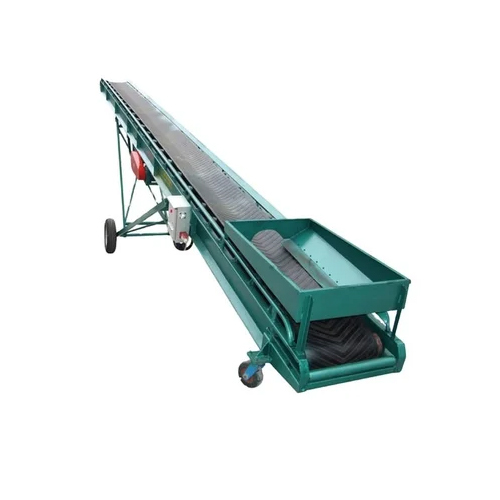 Portable Belt Conveyor System - Color: Green