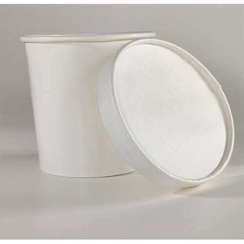 900 ml Paper food container white