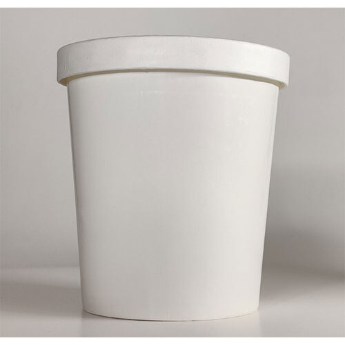 1150 Ml Paper Food Container - Color: White