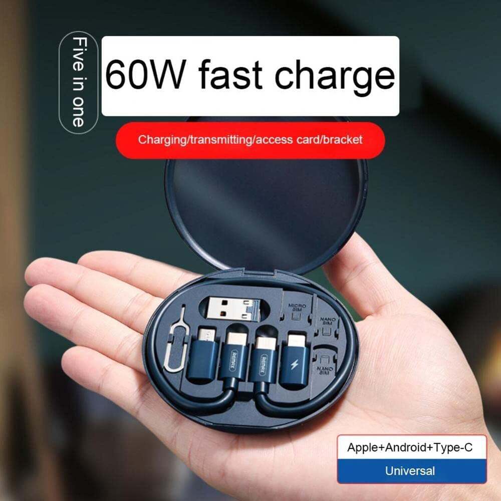 5-in-1 Charging Kit: Universal Cable for Every Devices