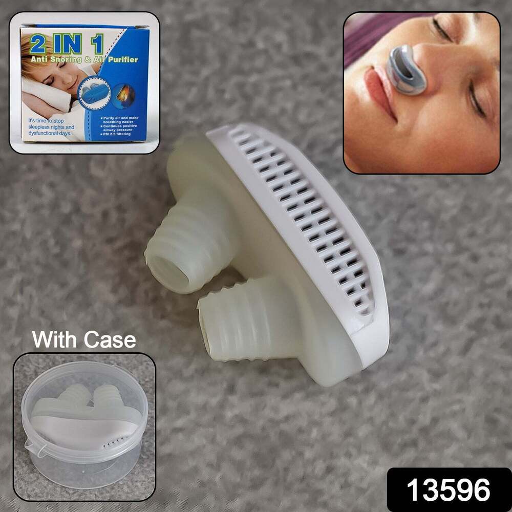 2 in 1 Anti Snoring and Air Purifier Nose Clips