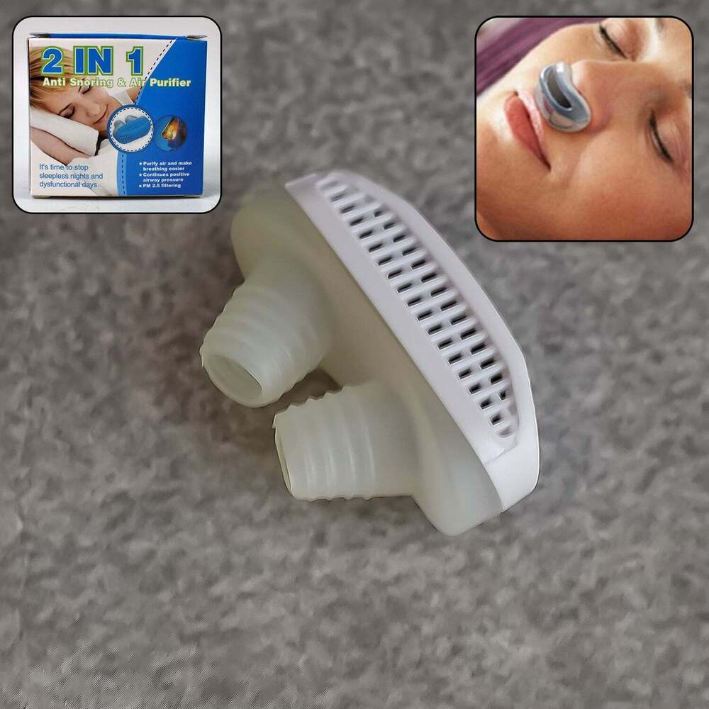 2 in 1 Anti Snoring and Air Purifier Nose Clips