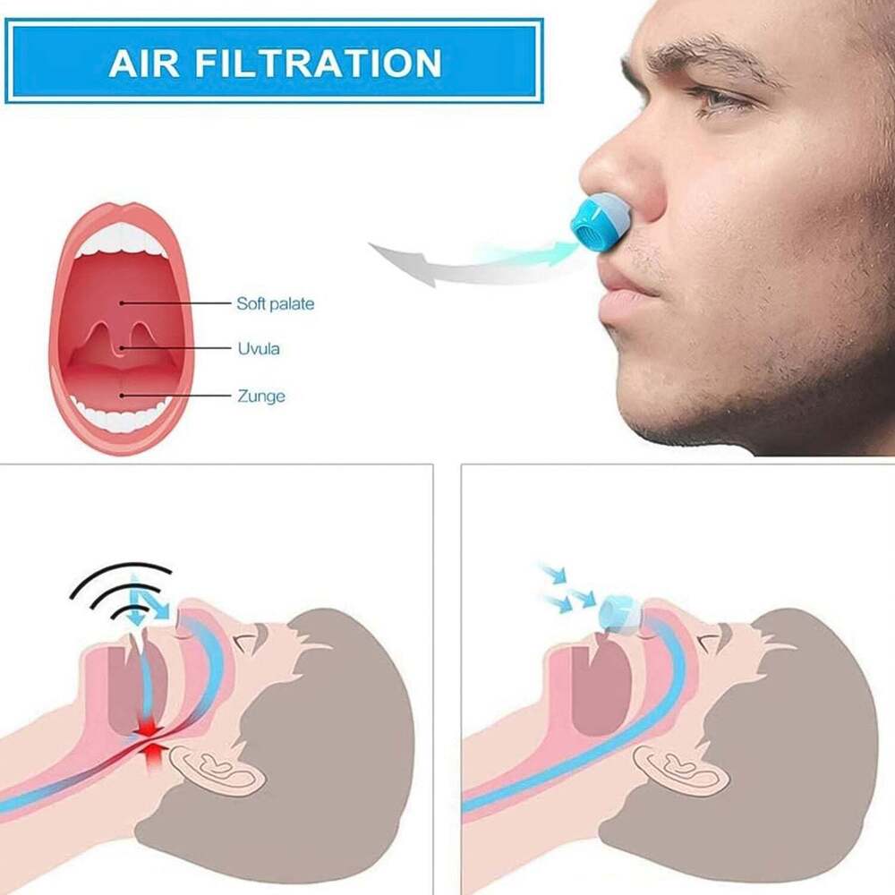 2 in 1 Anti Snoring and Air Purifier Nose Clips