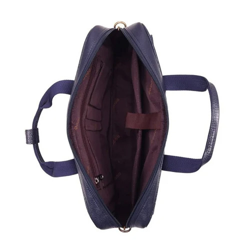 Brown Leather Office Laptop Bag
