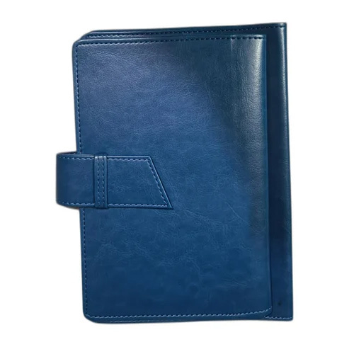 Leather Blue Diary Cover