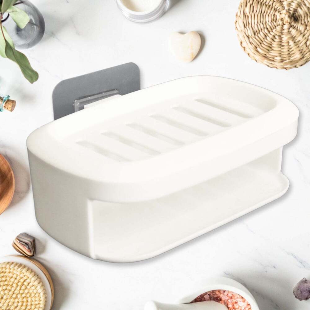 Soap Box With Sponge Dual-use Soap Holdere