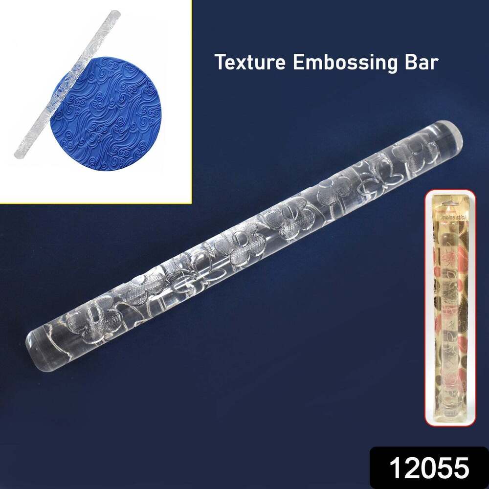 Textured Embossed Acrylic Rolling Pinssfondant Cake Decorating Toolss