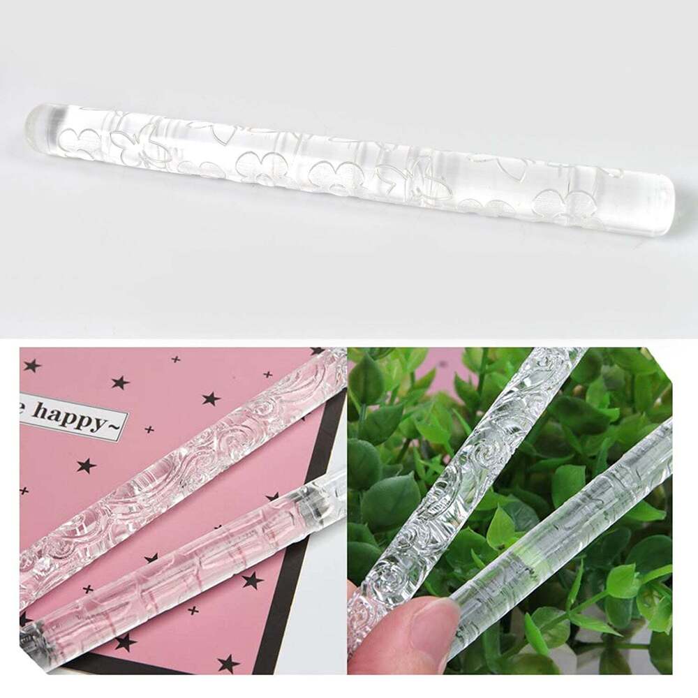 Textured Embossed Acrylic Rolling Pinssfondant Cake Decorating Toolss