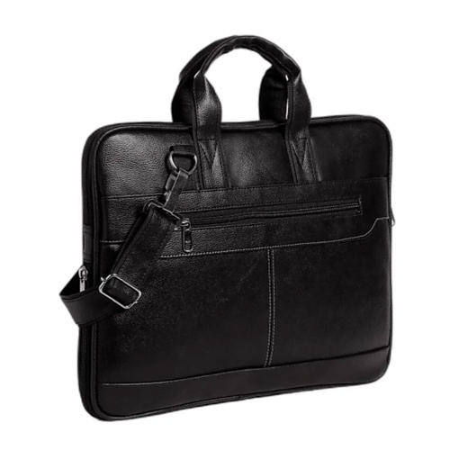 Black Leather Office Bag