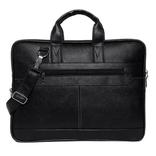 Black Leather Office Bag
