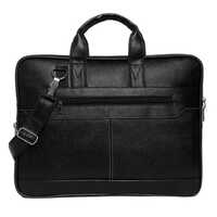 Black Leather Office Bag