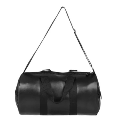 Black Leather Gym Bag - High-quality Leather Different Sizes Available Black Color | Minimalistic Design Spacious Interior Adjustable Strap