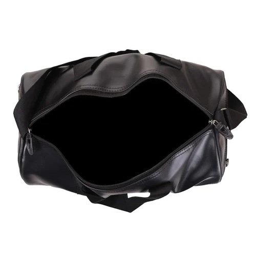 Black Leather Gym Bag - High-quality Leather Different Sizes Available Black Color | Minimalistic Design Spacious Interior Adjustable Strap