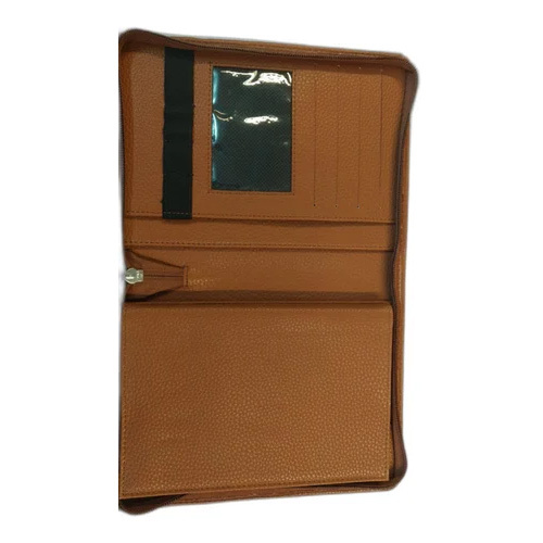 Brown Leather Document Diary Cover - A4 Size, 150 Pages | Softbound, Lightweight Design For Daily Use