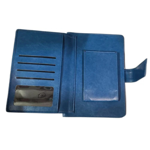 Leather Blue Diary Cover