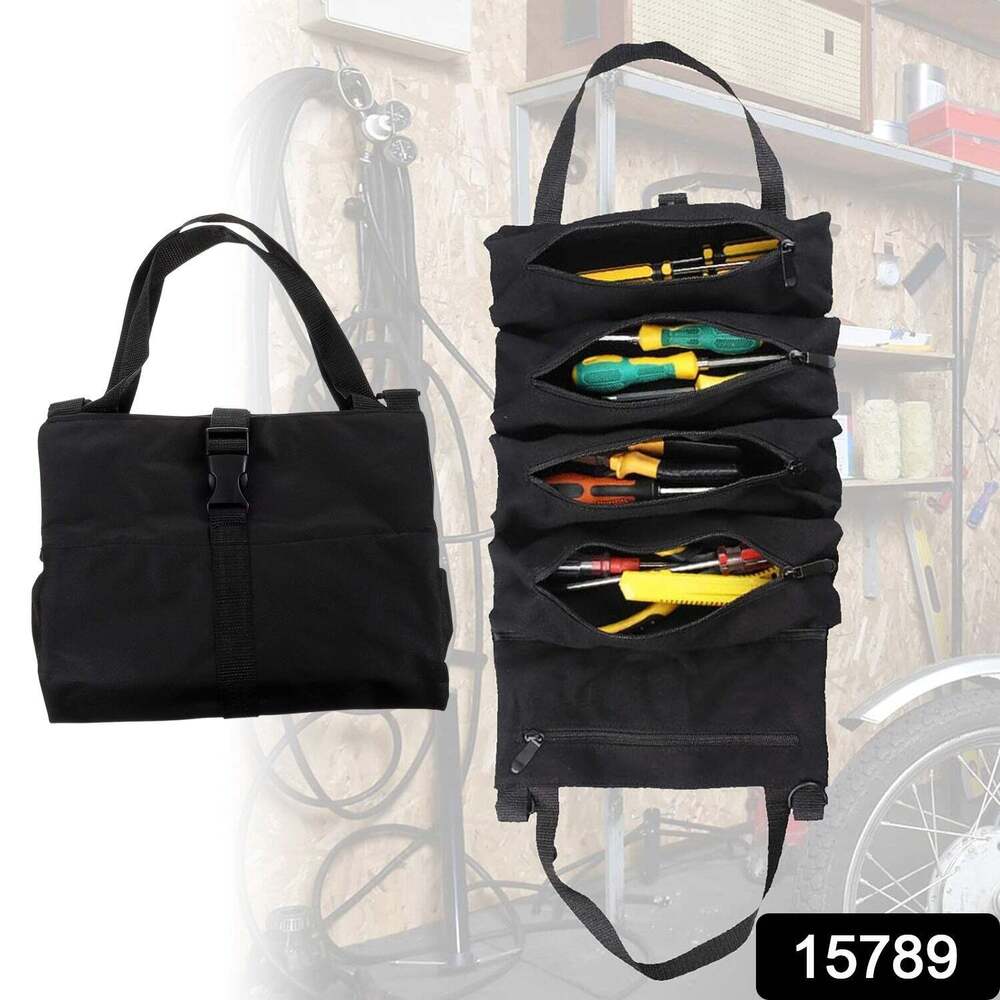 Hardware kit Organizer for Storage Tools Bag with 5 Zipper Pockets