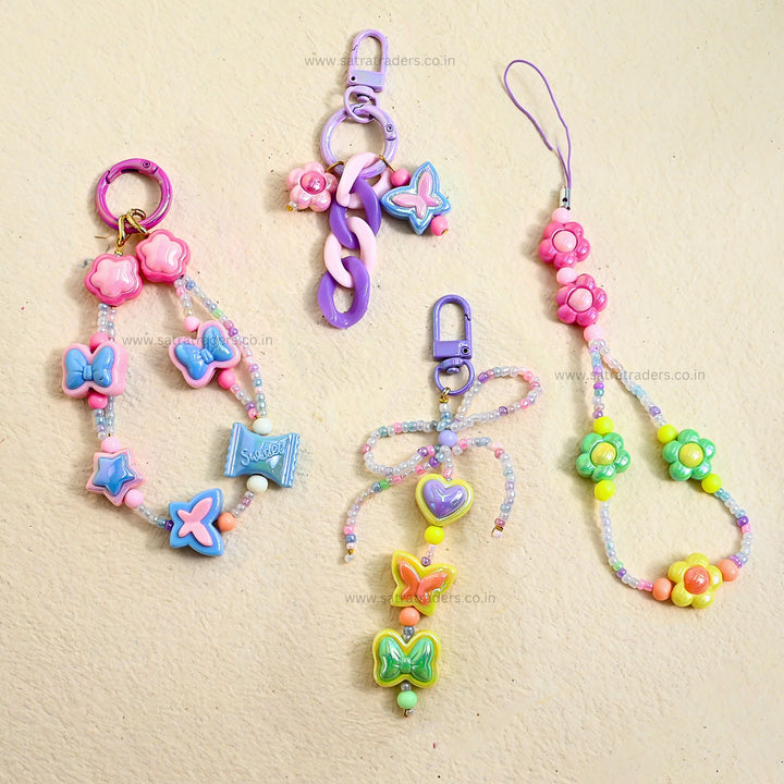 Assorted Heart Uv Coating Plastic Beads - Plastic Material, 15mm Size, Assorted Colors | Perfect For Crafting And Jewelry Making Projects