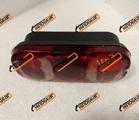 Rear Light Combination Jcb 3dx - Abs Plastic, Red Black Color | Manual Control System, 6 Months Warranty, High Efficiency