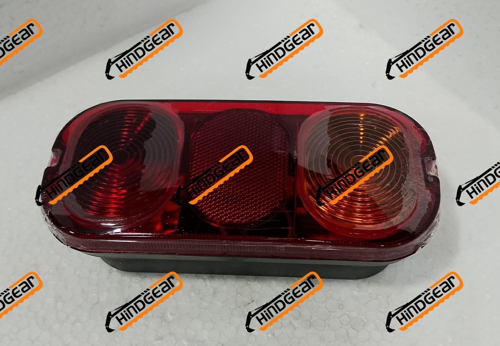 Rear Light Combination Jcb 3dx - Abs Plastic, Red Black Color | Manual Control System, 6 Months Warranty, High Efficiency